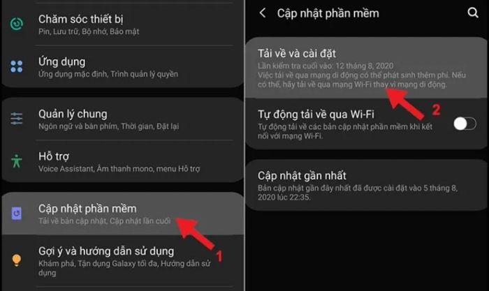 Hãy cập nhật phiên bản hệ điều hành mới nhất cho điện thoại của bạn