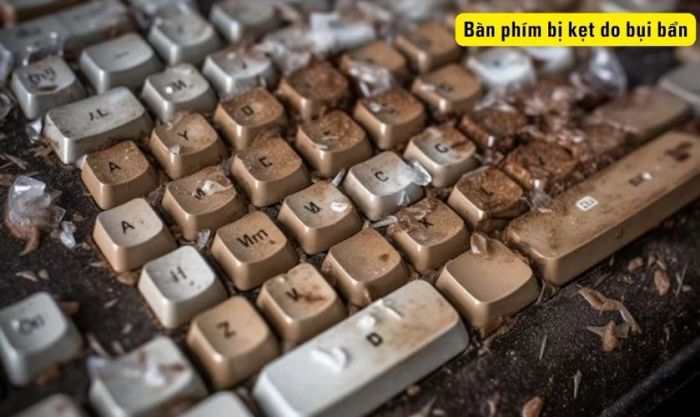 Lỗi bàn phím bấm không có tác dụng