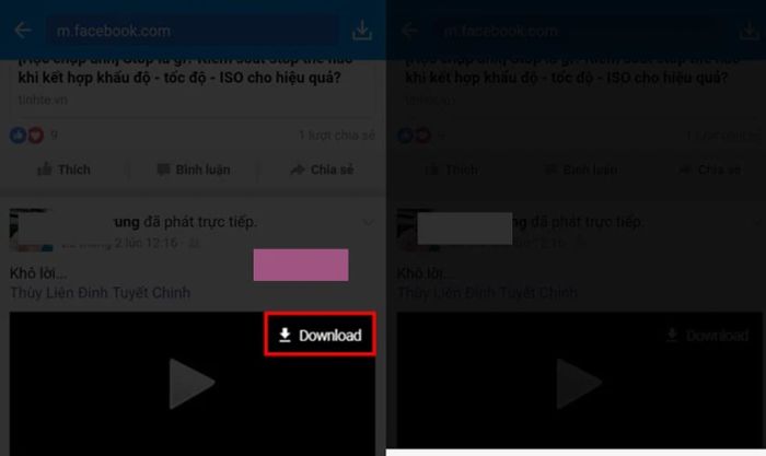 Hướng dẫn cách tải video từ Facebook về điện thoại