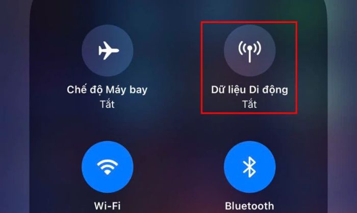 Tắt GPS và dữ liệu di động khi không cần thiết