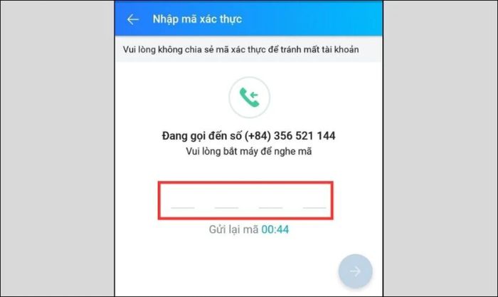 hướng dẫn tạo tài khoản mới khi zalo bị vô hiệu hóa