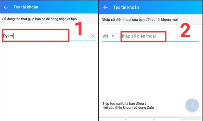 cách đăng ký tài khoản zalo mới bằng số điện thoại cũ