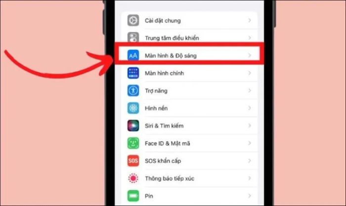 Đặt lại màn hình về mặc định trên iPhone