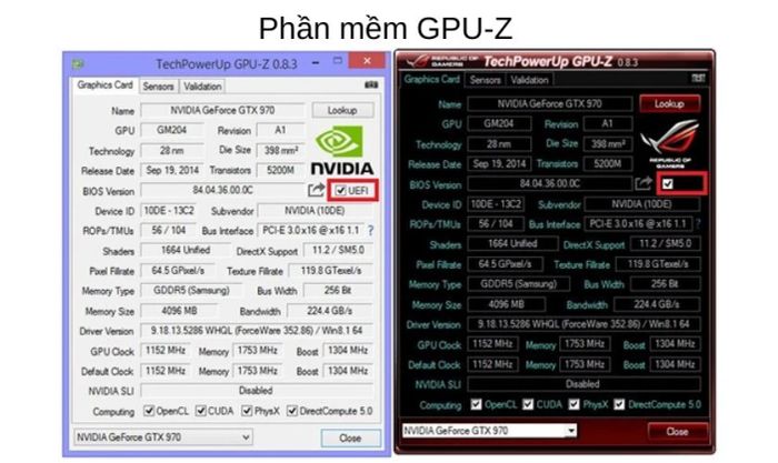 Kiểm tra nguồn máy tính với phần mềm GPU-Z