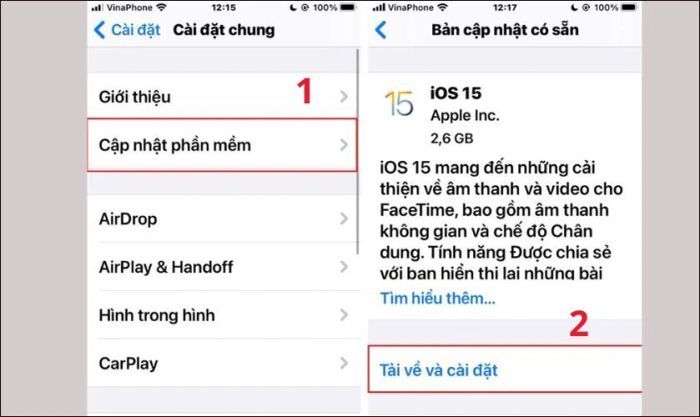 Cập nhật phiên bản iOS mới để sửa lỗi iPhone không nhận sạc