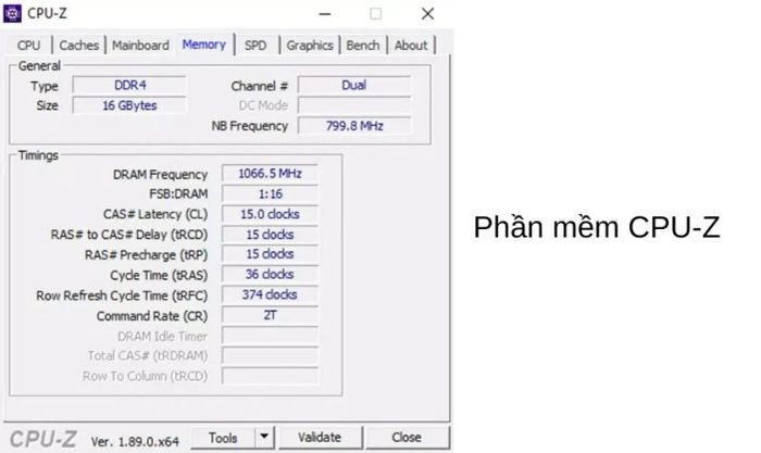Kiểm tra nguồn máy tính với CPU-Z