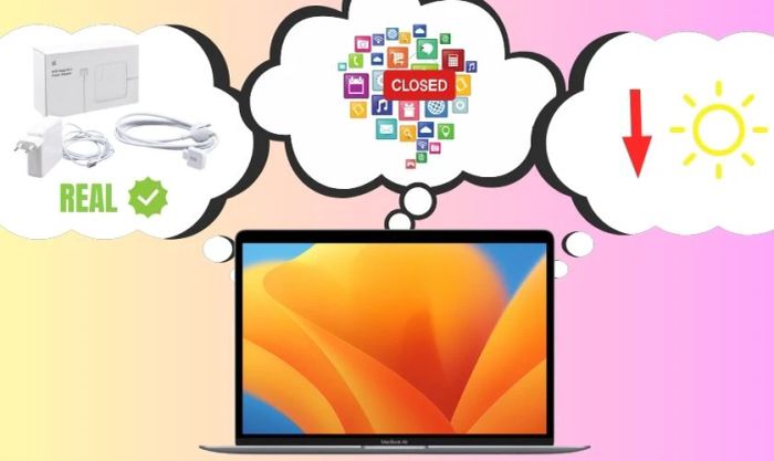 Làm sao để khắc phục lỗi Macbook cắm sạc vẫn tụt pin?