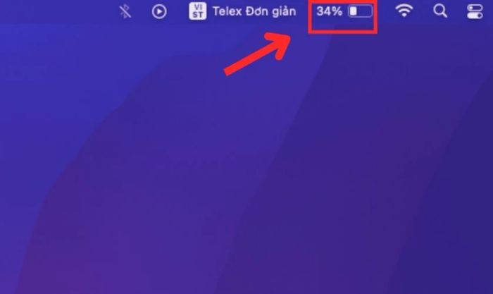 Hiển thị phần trăm pin để dễ dàng theo dõi tình trạng pin