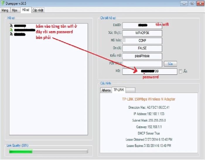 Cách lấy mật khẩu wifi nhà hàng xóm trên máy tính thông qua các phần mềm hỗ trợ