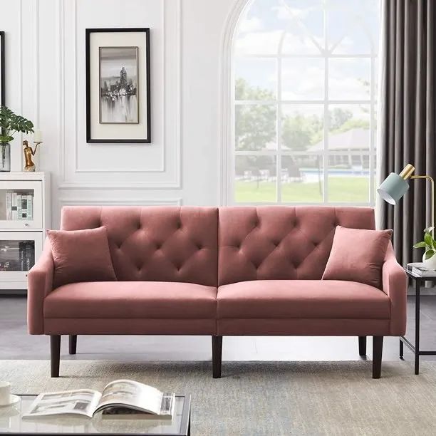 A well-placed couch in the living room