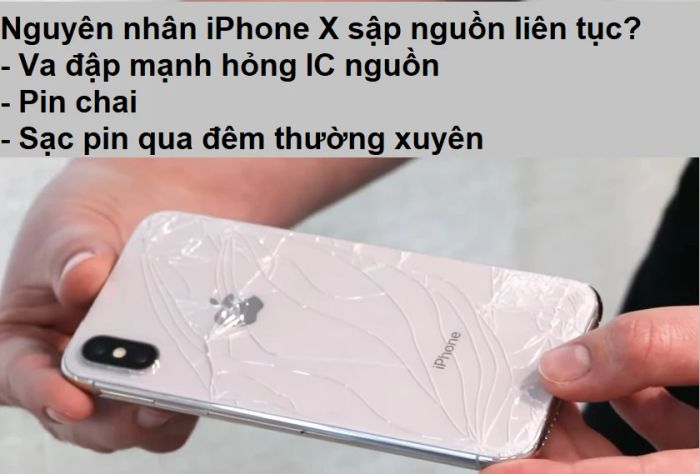 Tại sao iPhone X lại gặp phải tình trạng sập nguồn liên tục?