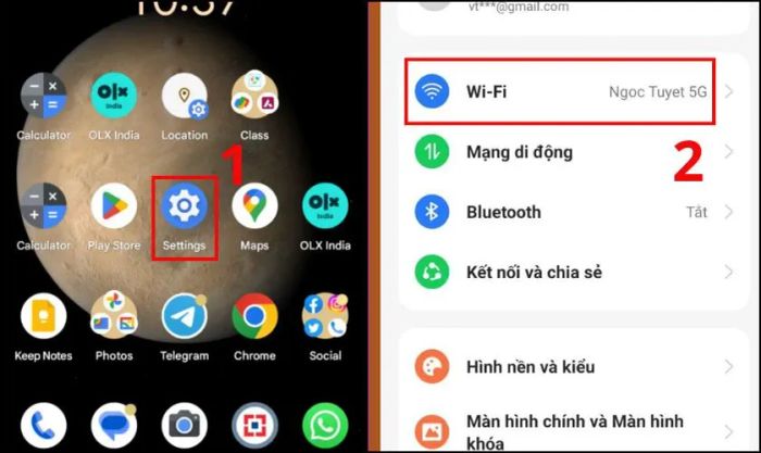 Thay đổi DNS để giải quyết lỗi Google Chrome không vào được Web trên điện thoại