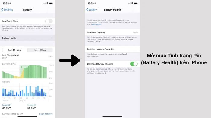 Khắc phục tình trạng iPhone chỉ sạc đến 80%