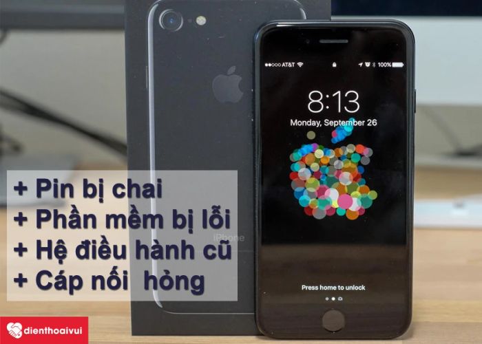 Nguyên nhân gây lỗi pin ảo trên iPhone 7/7 Plus