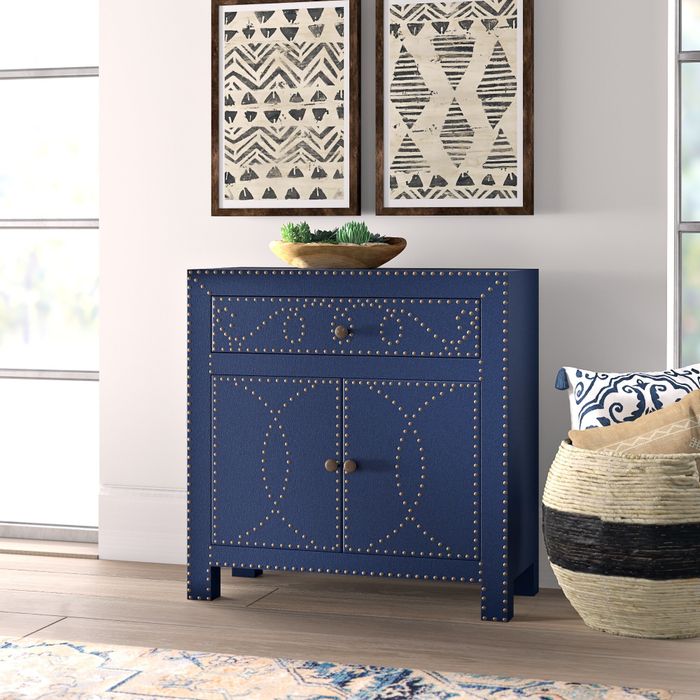 the cabinet placed in a living room