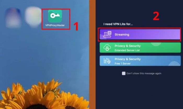 Tải VPN để có thể vào các trang web bị chặn khi gặp lỗi không thể truy cập Google Chrome trên điện thoại