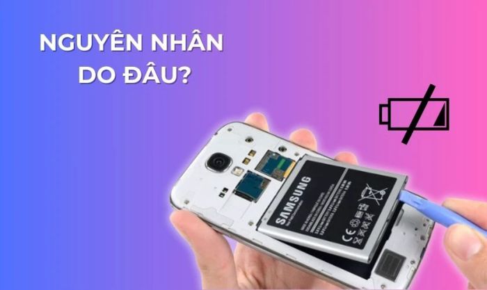 Pin hỏng là nguyên nhân phổ biến nhất dẫn đến tình trạng điện thoại không hiển thị khi sạc.