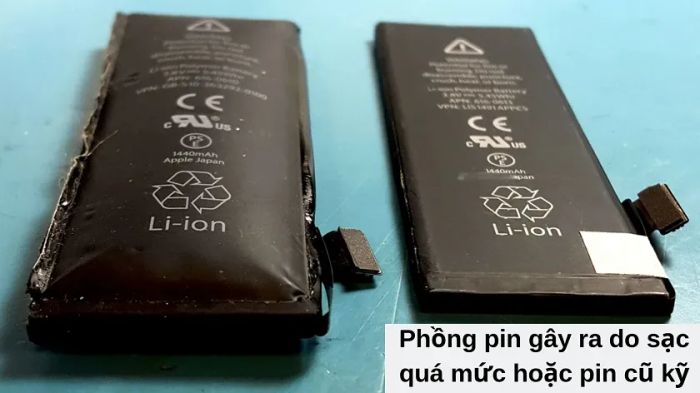 iPhone 7, 7 Plus bị phồng pin