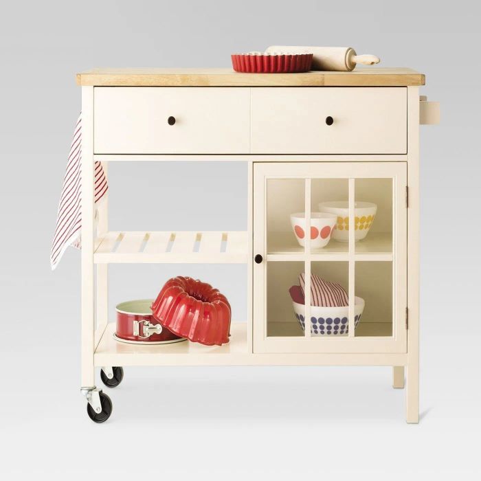 The shell kitchen island.