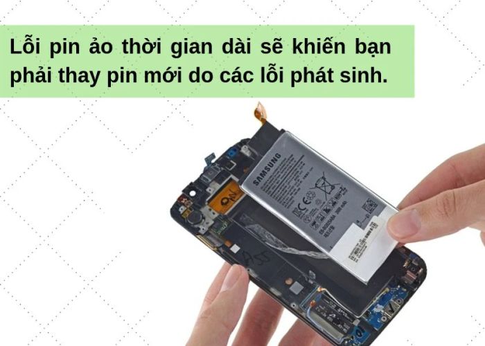lỗi pin ảo trên điện thoại samsung, android có cần thay pin mới không