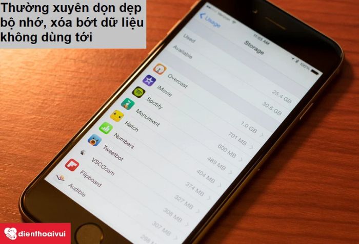 Dọn dẹp bộ nhớ điện thoại