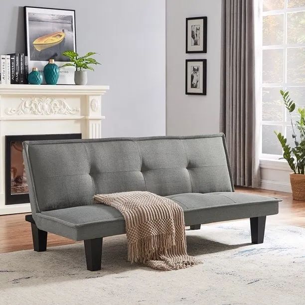 The gray futon