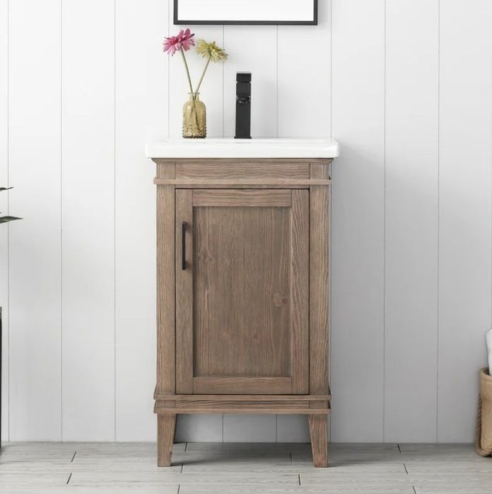 brown vanity