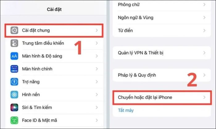 Cài đặt lại mạng giúp khắc phục tình trạng sóng yếu trên iPhone