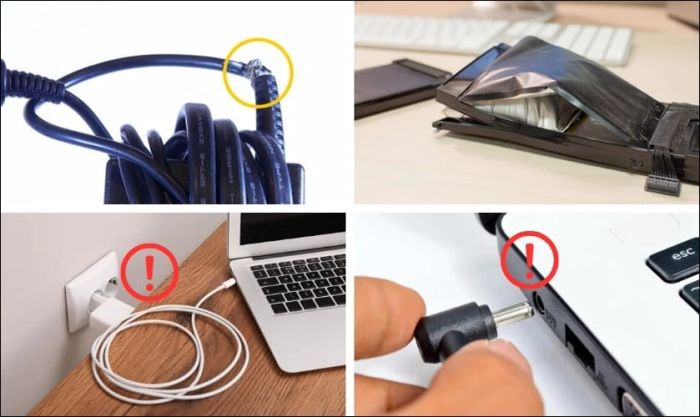 Nguyên nhân khiến laptop không nhận sạc vào pin