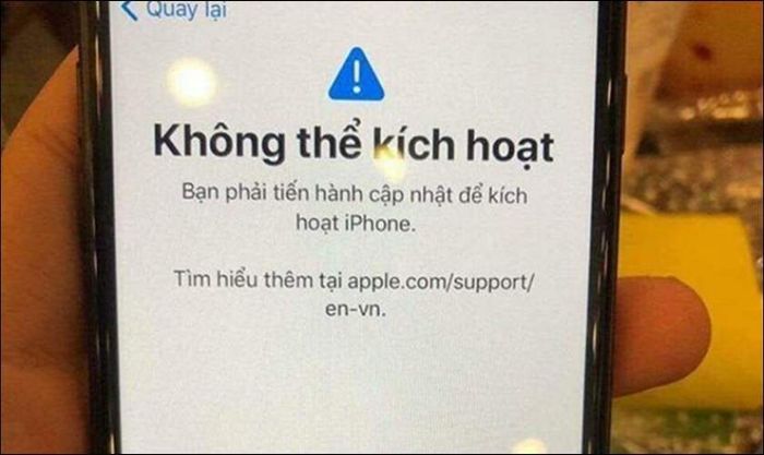 Lỗi không thể kích hoạt iPhone là gì và cách xử lý?
