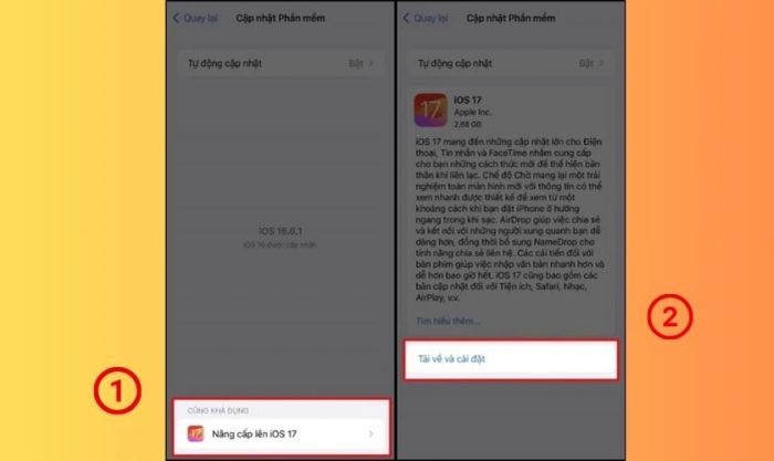 Cập nhật iOS mới là giải pháp hữu hiệu khi bạn gặp tình trạng điện thoại không thể sạc pin.