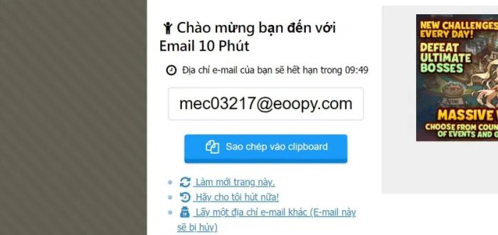 Tạo gmail mới bằng số điện thoại tạm thời