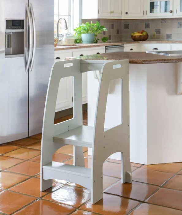 Toddler kitchen helper stool