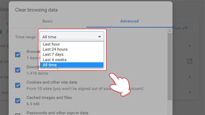 Cách xem và xóa lịch sử tìm kiếm Google trên máy tính