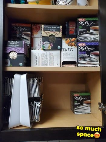 The same reviewer now enjoying extra space after organizing