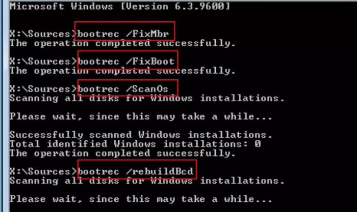 Khôi phục Master Boot Record khi laptop gặp lỗi Invalid Partition Table