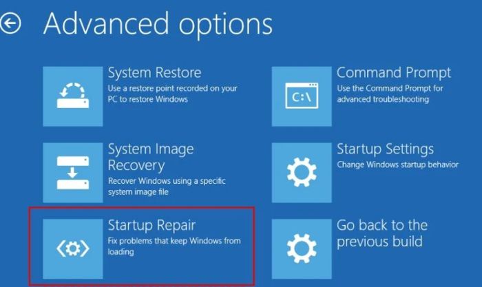 Khôi phục Windows về thời điểm trước khi gặp lỗi Invalid Partition Table