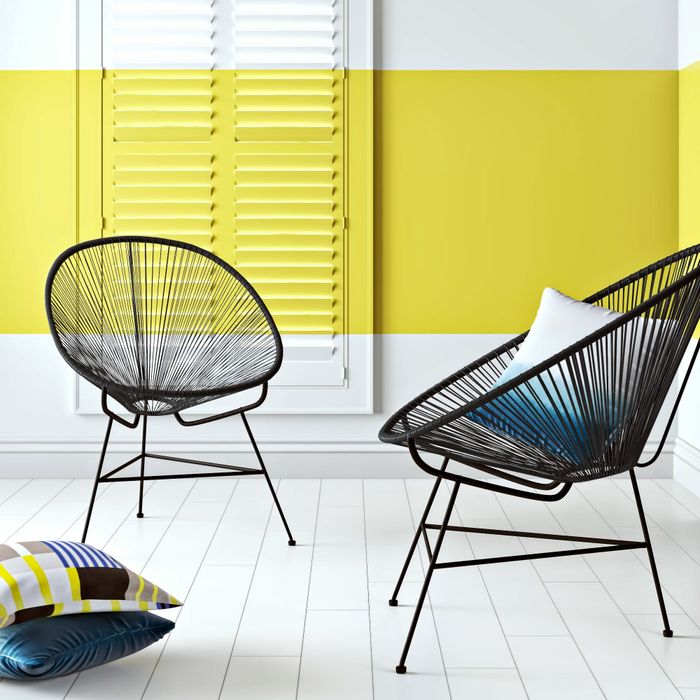 Image of two black chairs