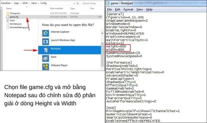 Thay đổi độ phân giải màn hình trong game