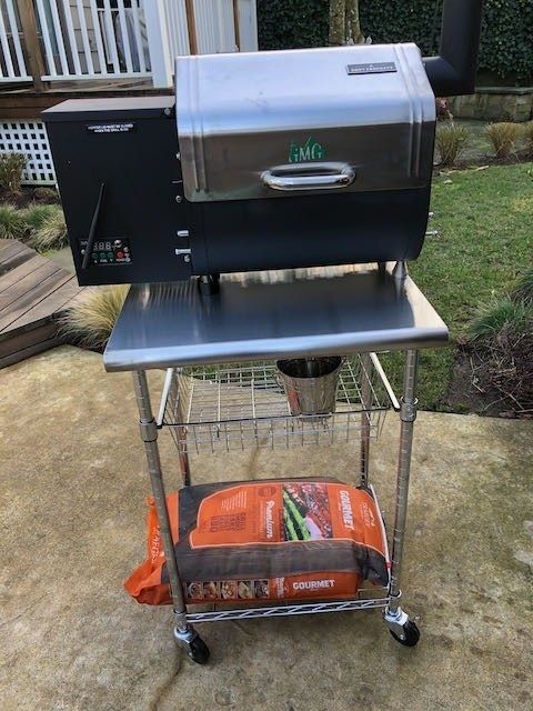 stainless steel kitchen cart