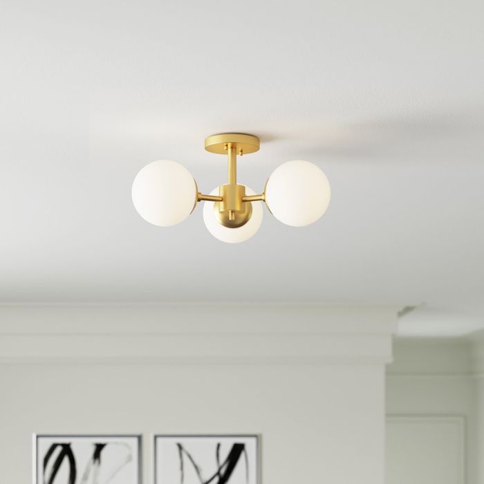 The lighting in a space