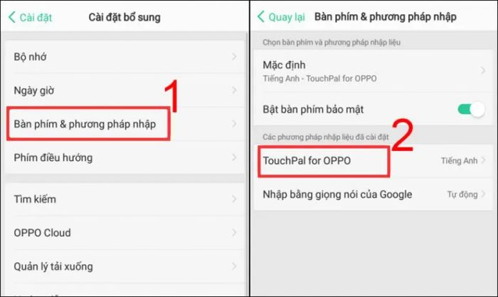Cách cài đặt tiếng Việt cho điện thoại OPPO?