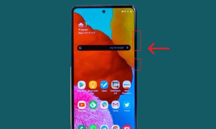 Sử dụng chế độ Safe Mode để khắc phục Samsung A51 bị treo logo