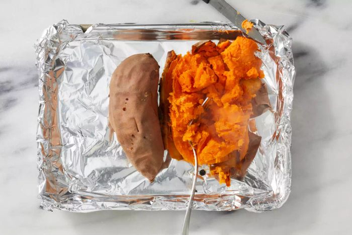 roasted sweet potatoes