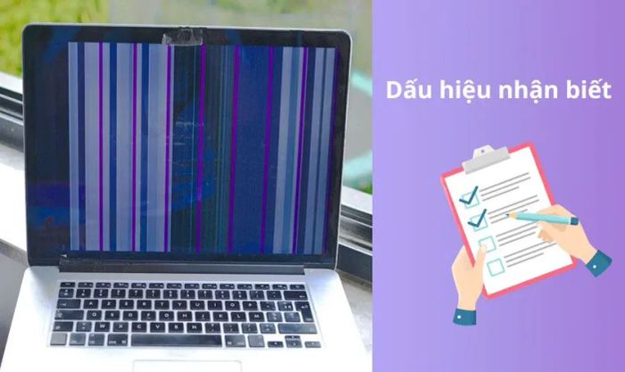 Dấu hiệu nhận diện lỗi màn hình Macbook bị nhiễu