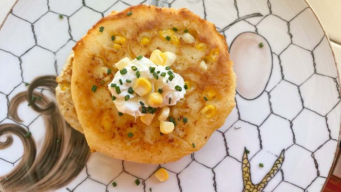 Don’t miss the chance to add fresh corn to your pancakes before it’s too late!