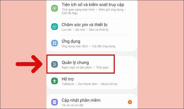 Khôi phục màu sắc màn hình bằng cách đặt lại cài đặt gốc trên điện thoại Samsung