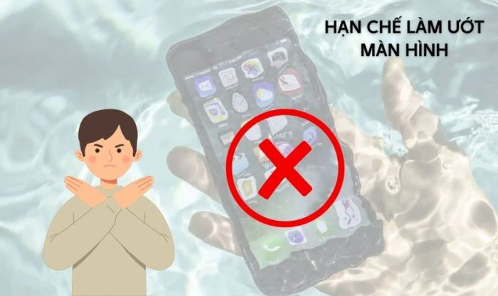Lưu ý khi sử dụng iPhone để hạn chế tình trạng chảy mực màn hình