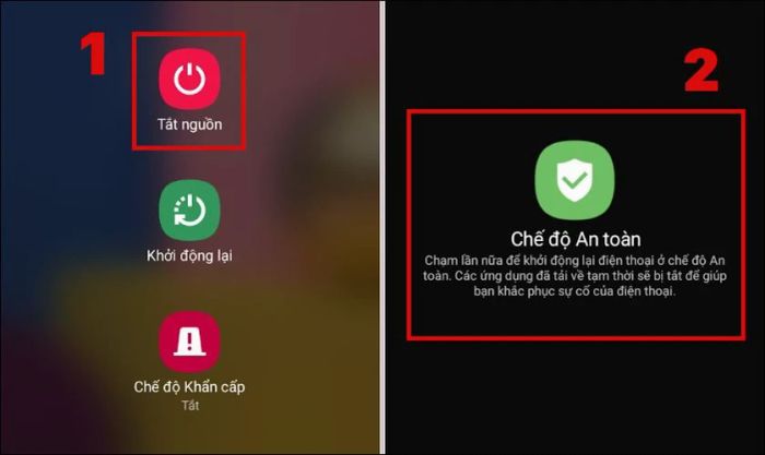 Khởi động chế độ Safe Mode trên điện thoại Samsung