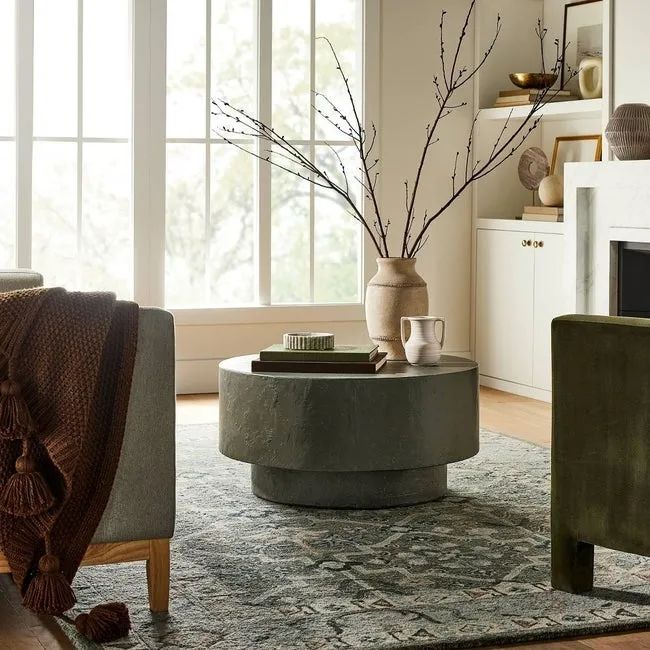 The coffee table placed in a room.